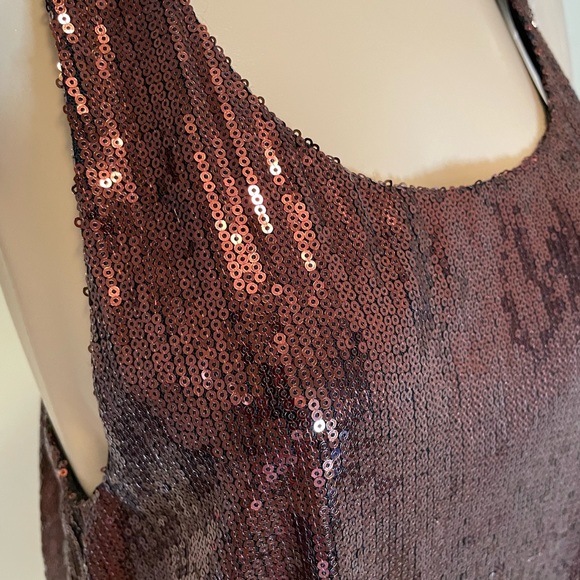 NWT French Connection Sequined Racerback Mini Dress, Size 10 - Picture 9 of 9